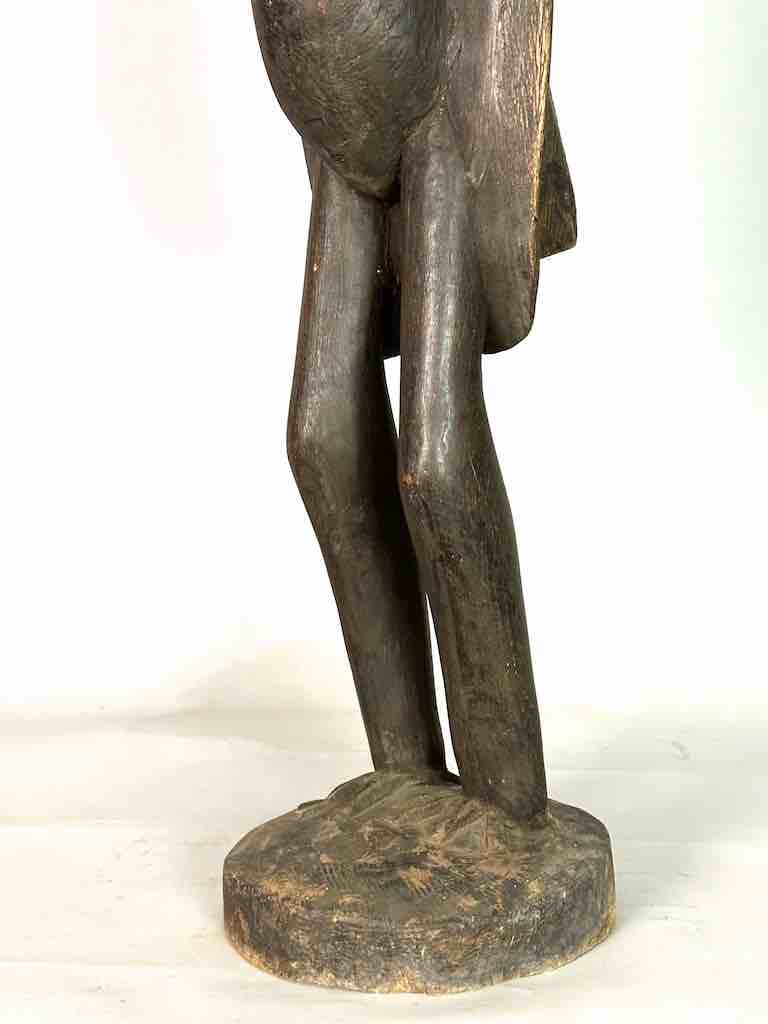 Senufo Tall Contemporary Hornbill Statue | 53" - Ivory Coast
