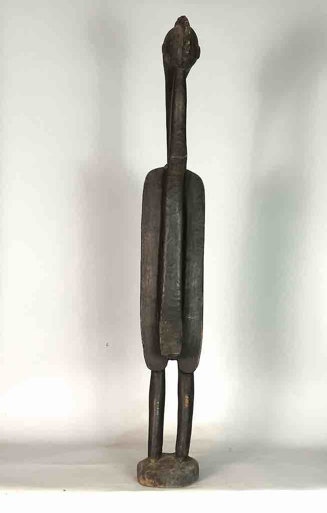 Senufo Tall Contemporary Hornbill Statue | 53" - Ivory Coast