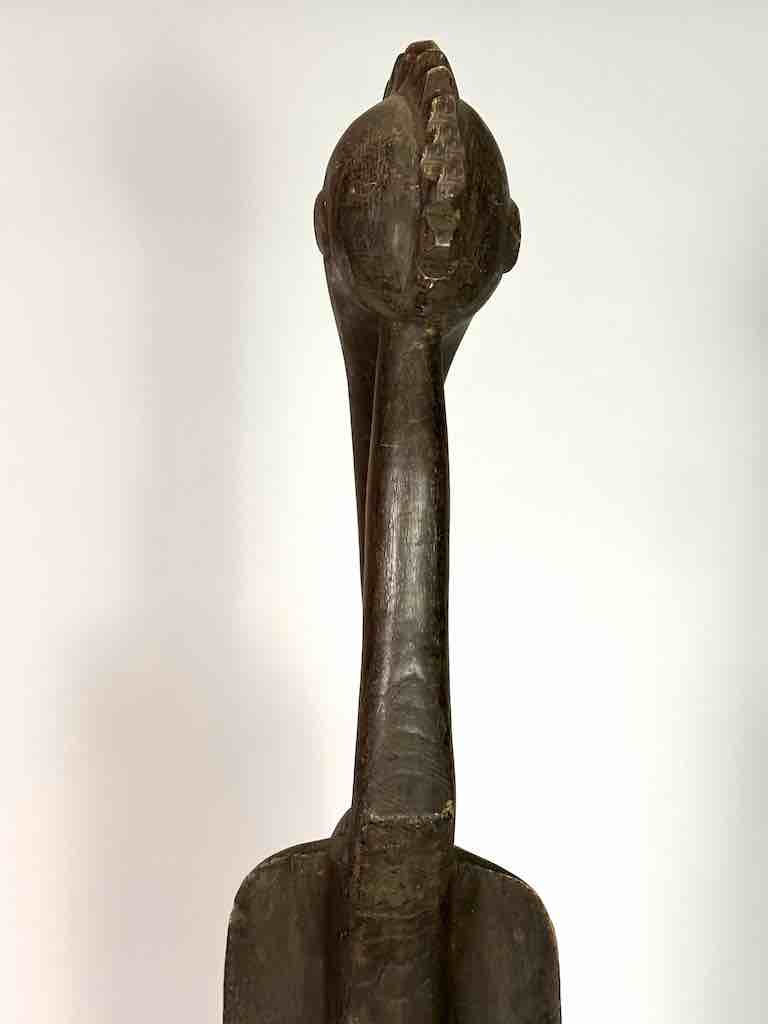 Senufo Tall Contemporary Hornbill Statue | 53" - Ivory Coast