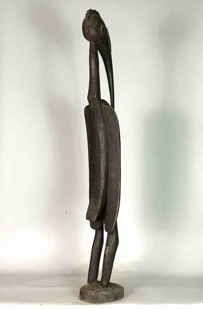 Senufo Tall Contemporary Hornbill Statue | 53" - Ivory Coast