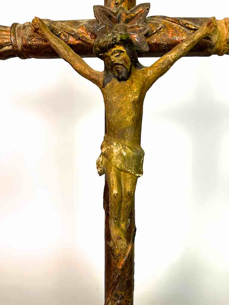 Antique French-Vietnamese Catholic Crucifix