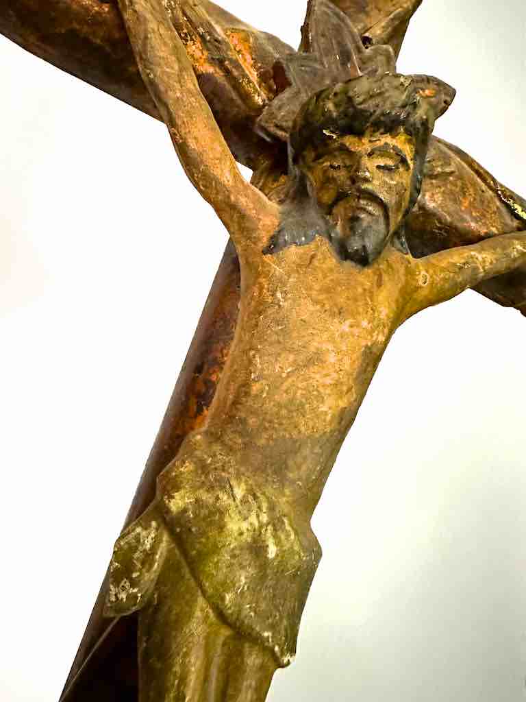 Antique French-Vietnamese Catholic Crucifix