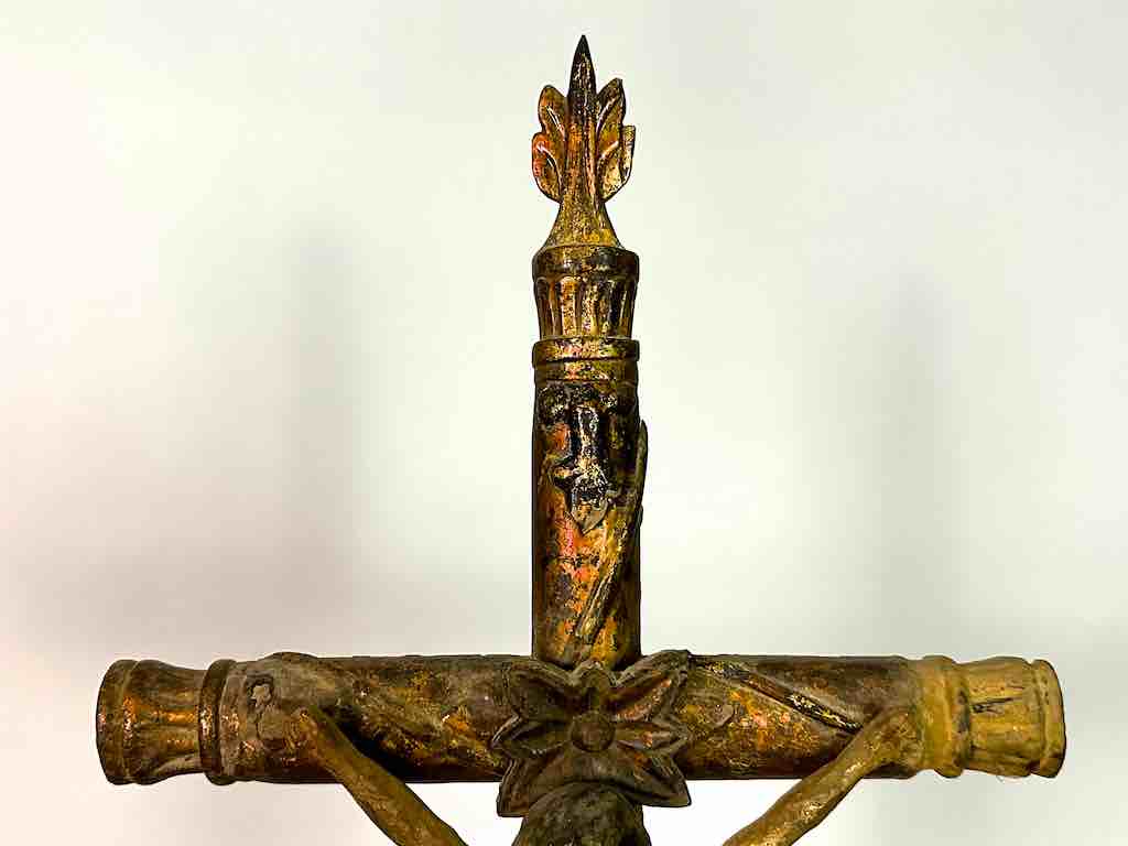 Antique French-Vietnamese Catholic Crucifix