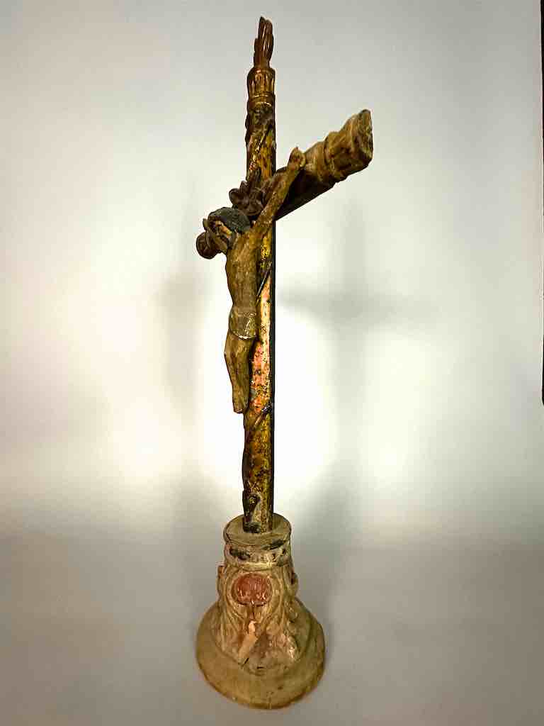 Antique French-Vietnamese Catholic Crucifix
