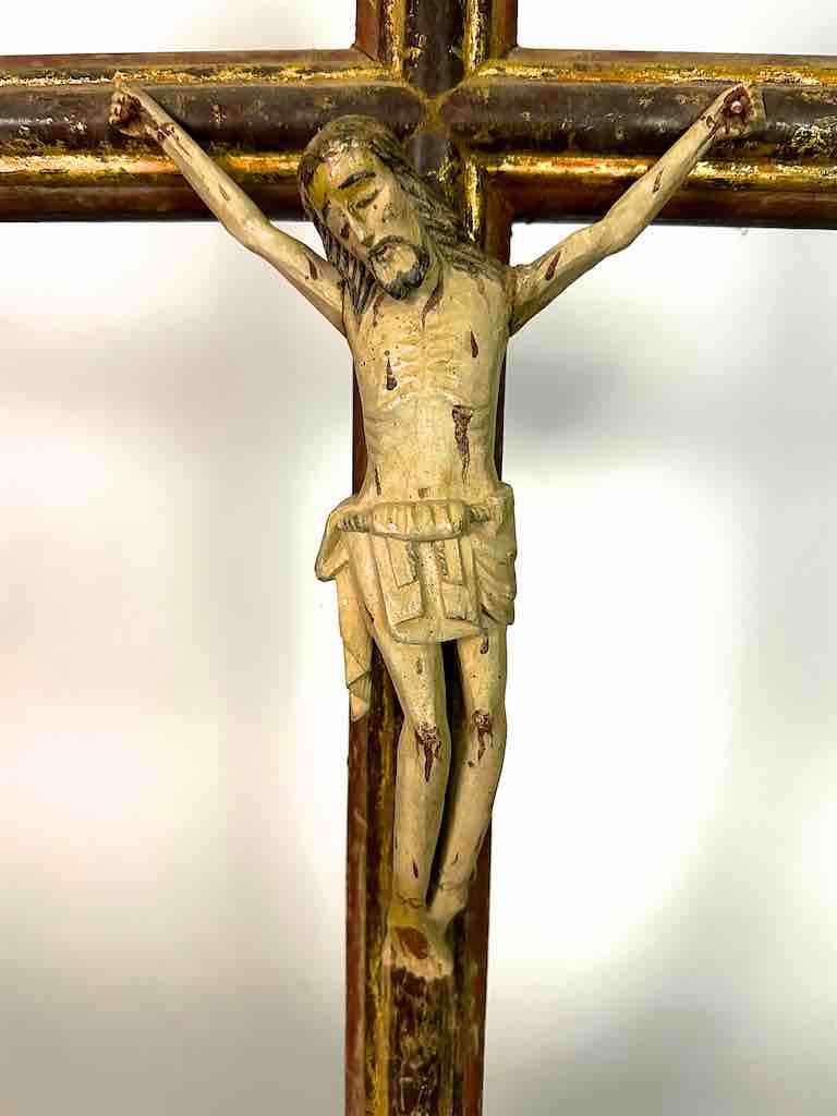 Antique French-Vietnamese Catholic Crucifix