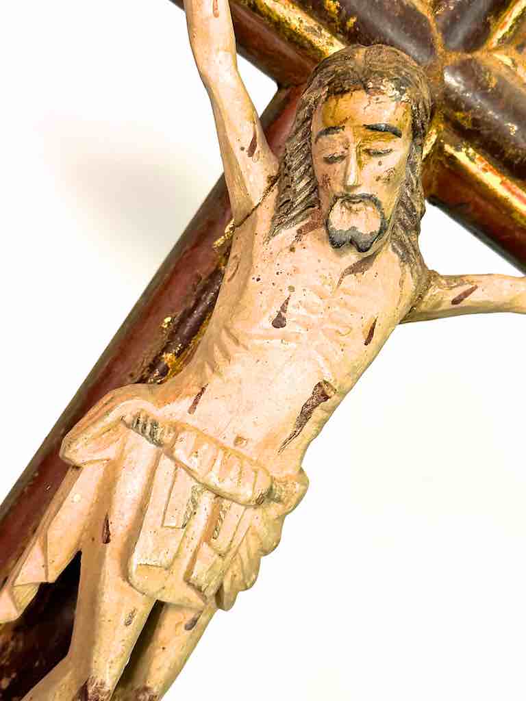 Antique French-Vietnamese Catholic Crucifix