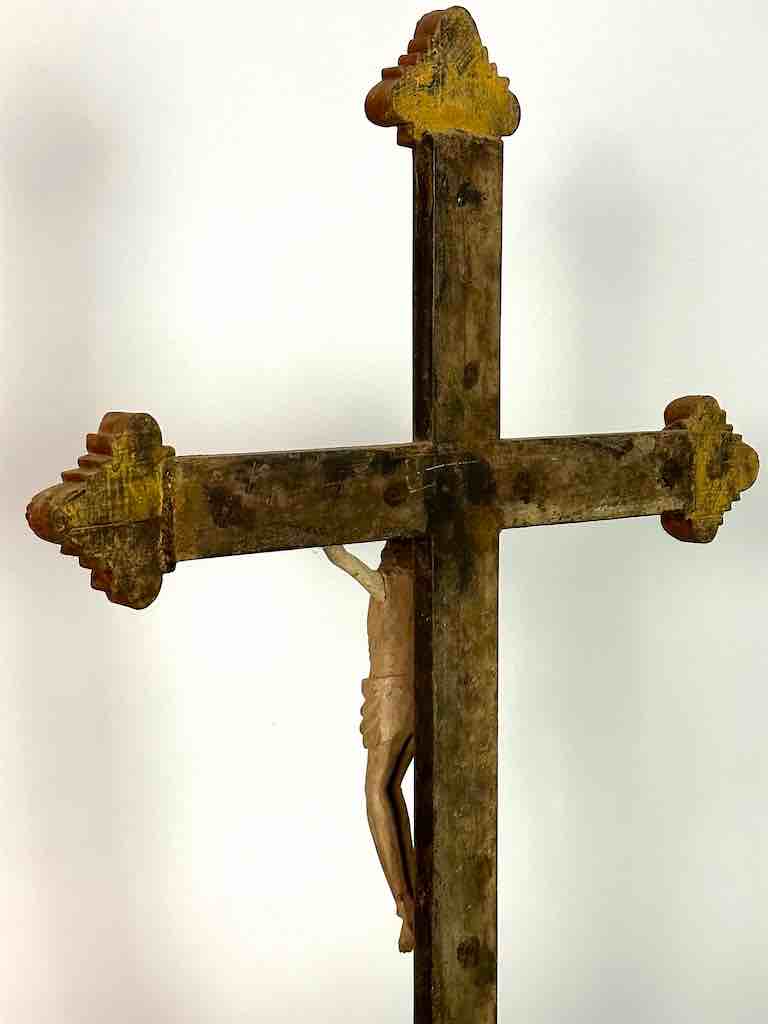 Antique French-Vietnamese Catholic Crucifix