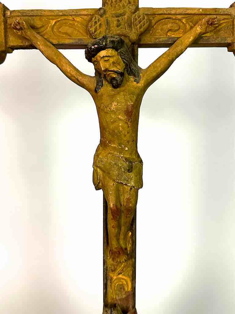 Antique French-Vietnamese Catholic Crucifix