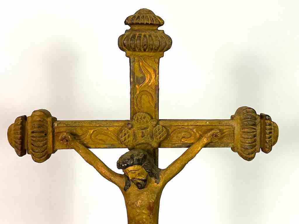 Antique French-Vietnamese Catholic Crucifix
