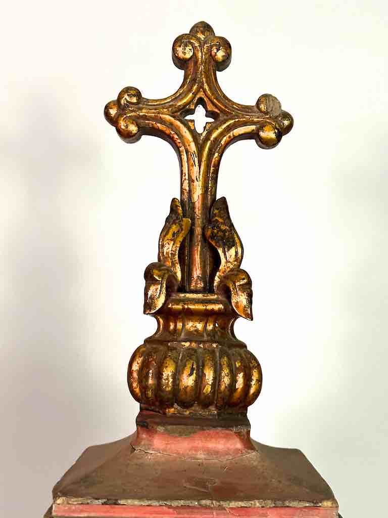 Very Large Antique French-Vietnamese Catholic Cross