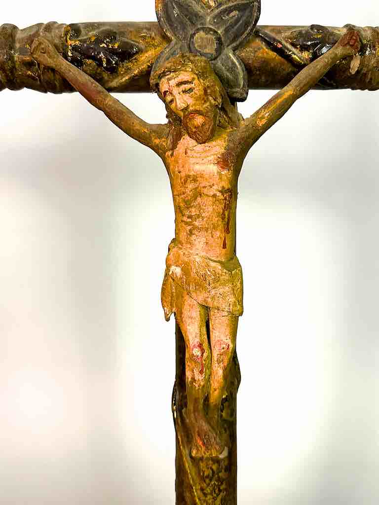 Antique French-Vietnamese Catholic Crucifix