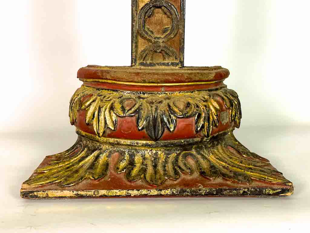 A very Large Antique French-Vietnamese Catholic Crucifix