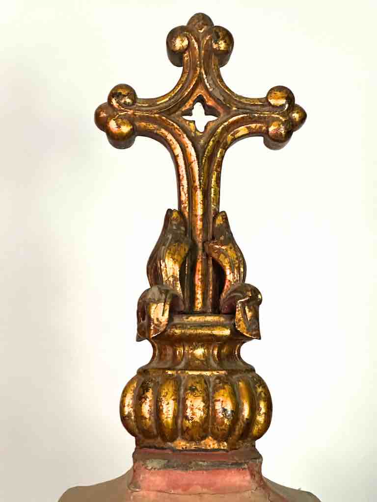 Very Large Antique French-Vietnamese Catholic Cross