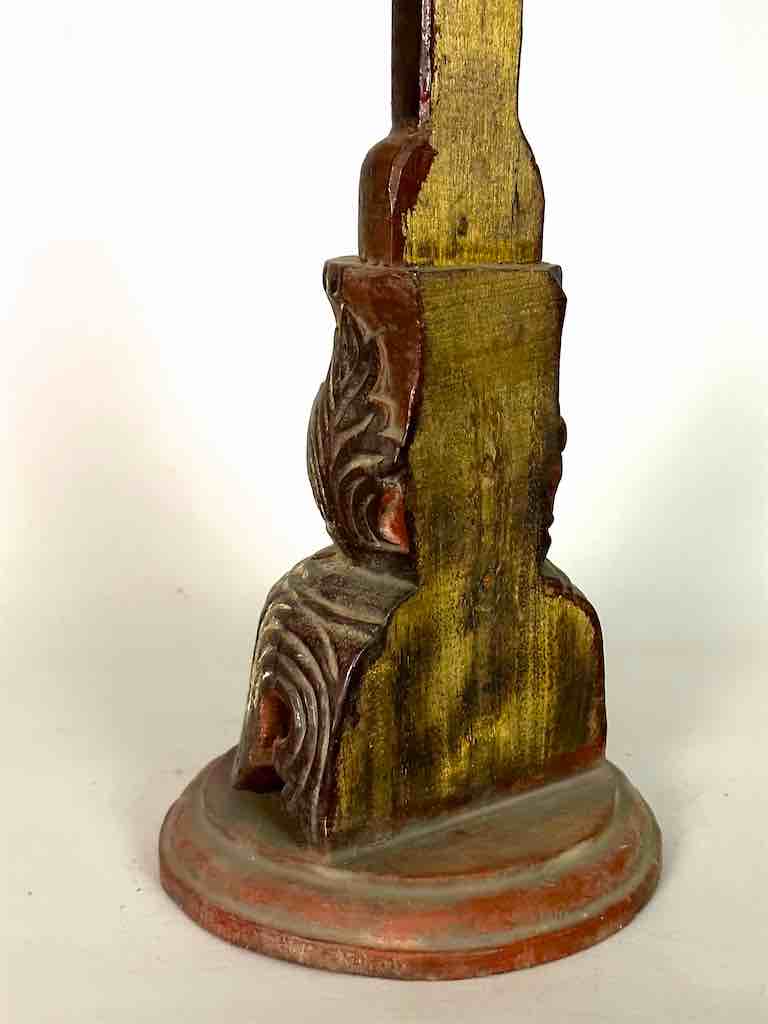 A very Large Antique French-Vietnamese Catholic Crucifix