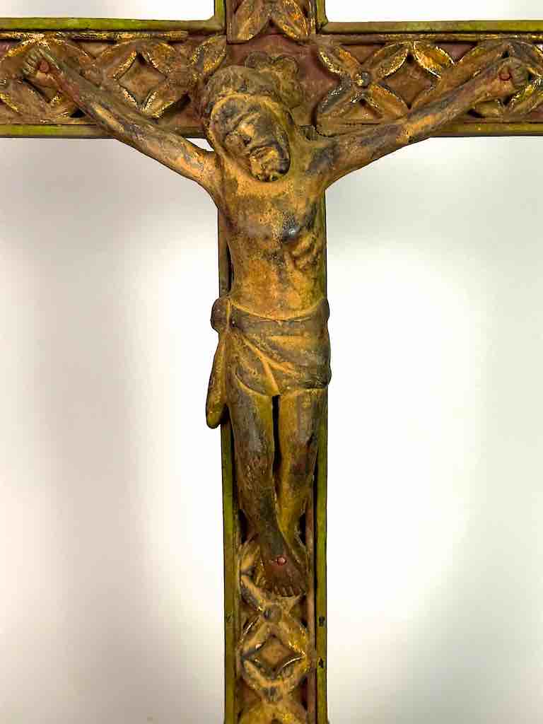 Antique French-Vietnamese Catholic Crucifix