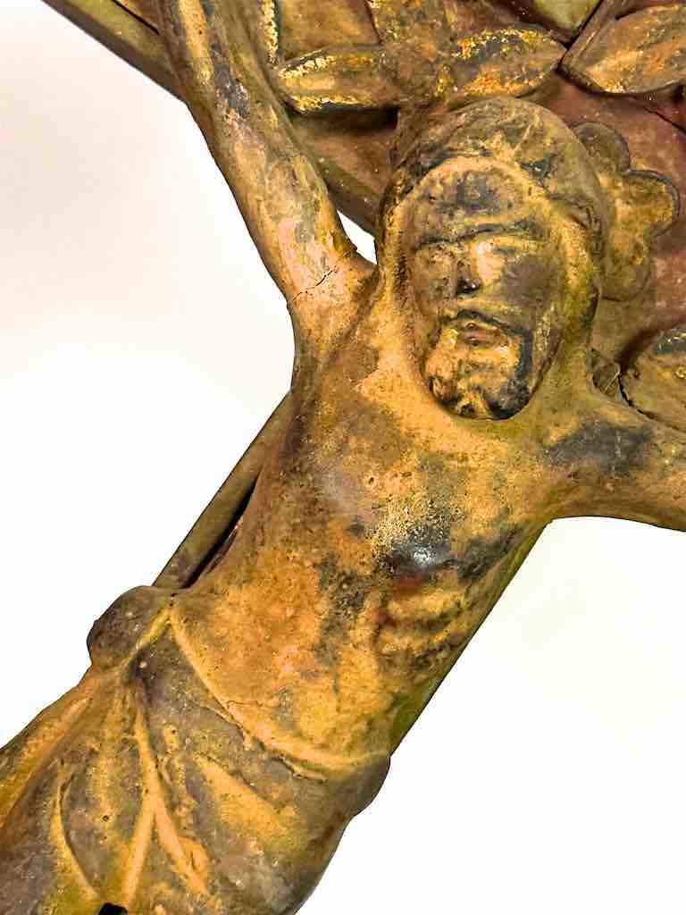 Antique French-Vietnamese Catholic Crucifix