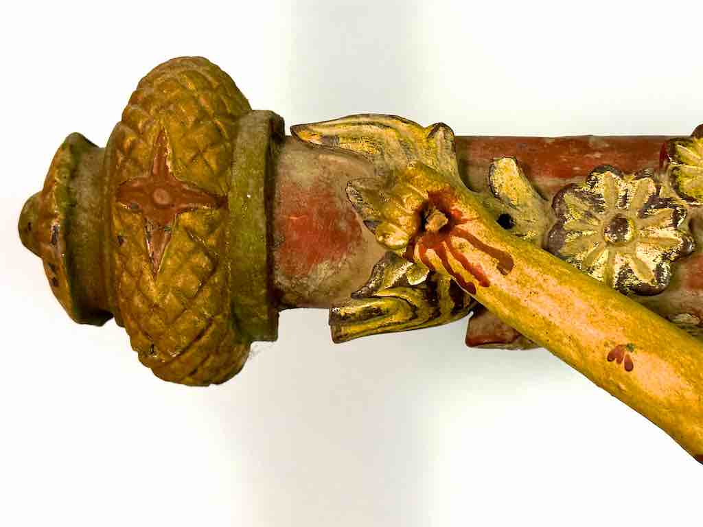 A very Large Antique French-Vietnamese Catholic Crucifix