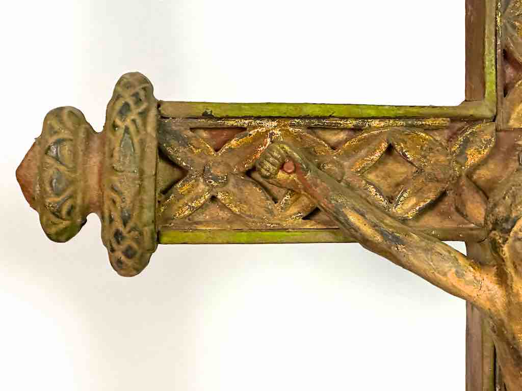 Antique French-Vietnamese Catholic Crucifix