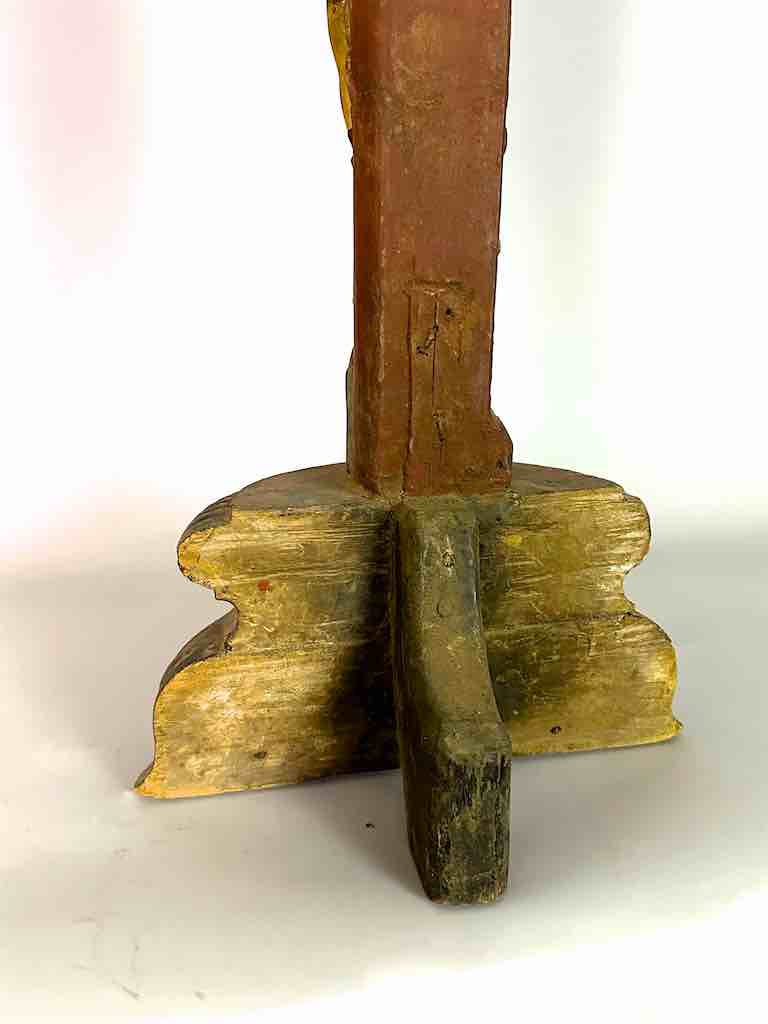 A very Large Antique French-Vietnamese Catholic Crucifix