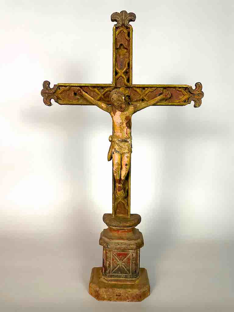 Antique French-Vietnamese Catholic Crucifix