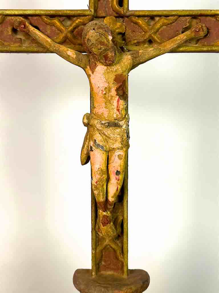 Antique French-Vietnamese Catholic Crucifix
