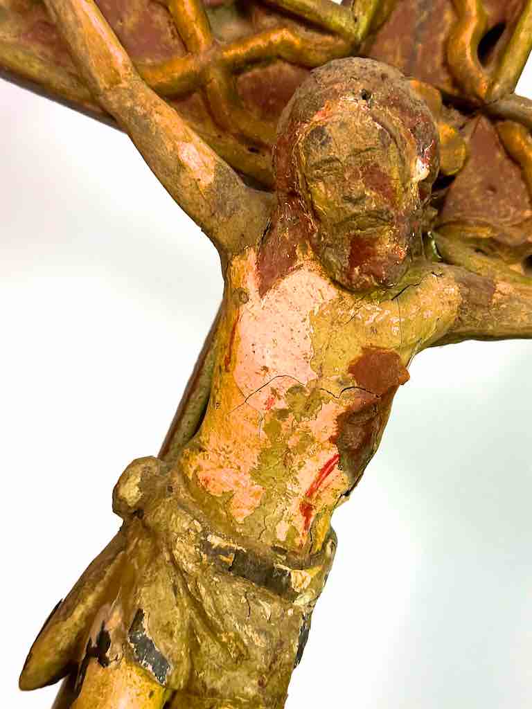 Antique French-Vietnamese Catholic Crucifix