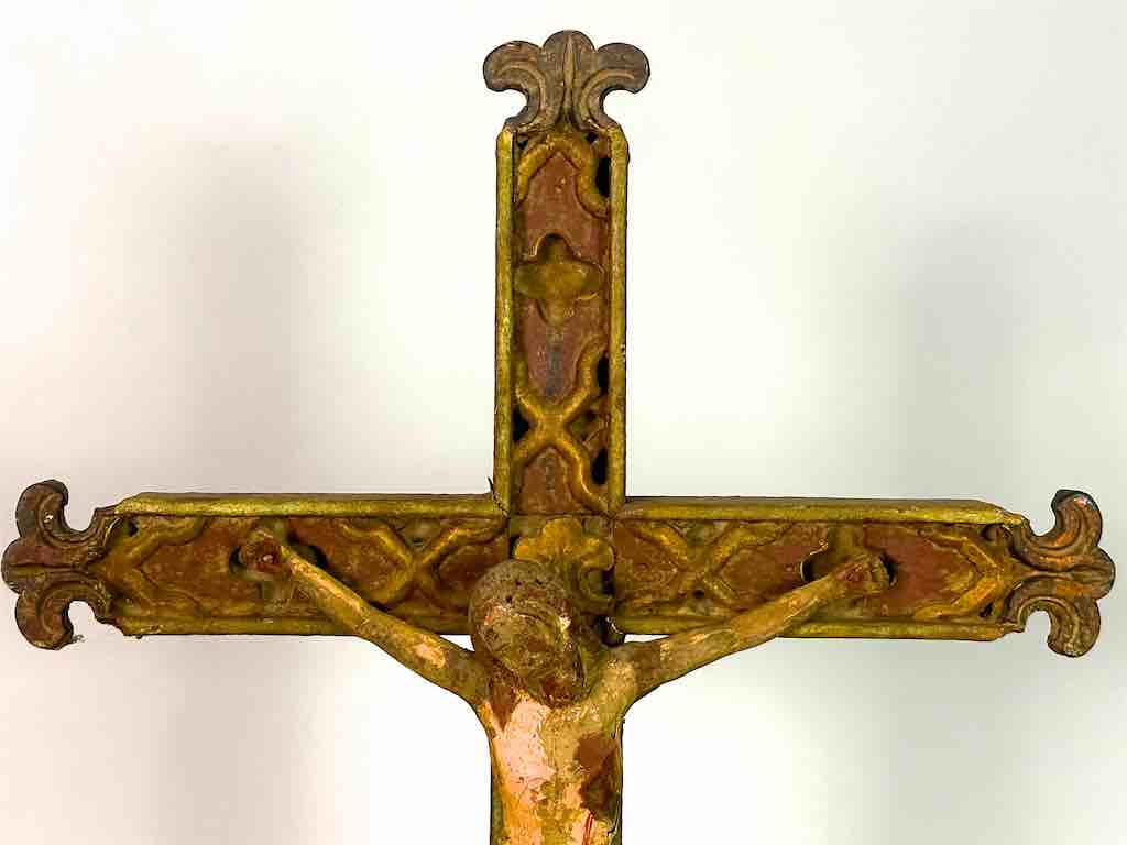 Antique French-Vietnamese Catholic Crucifix