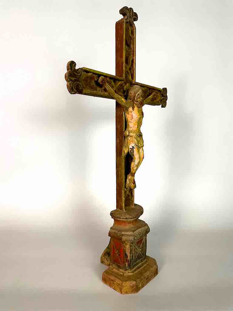 Antique French-Vietnamese Catholic Crucifix