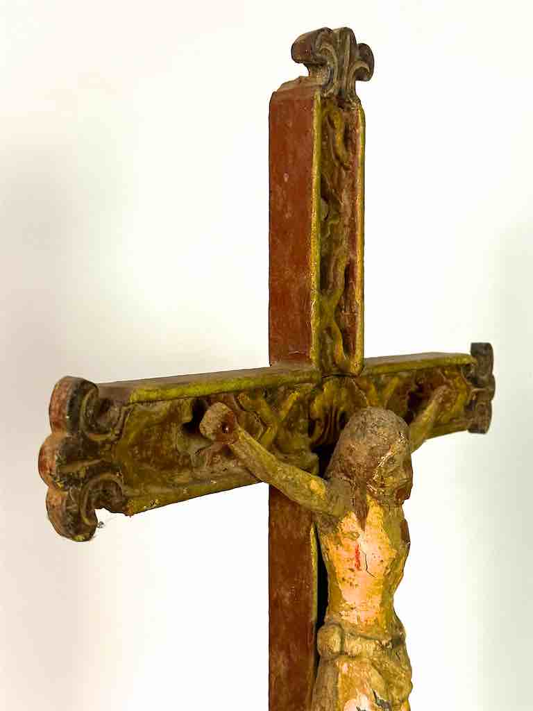Antique French-Vietnamese Catholic Crucifix