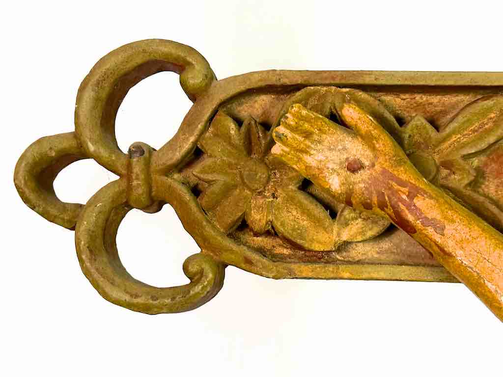 A very Large Antique French-Vietnamese Catholic Crucifix