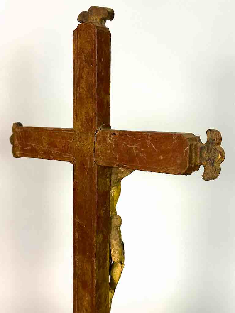 Antique French-Vietnamese Catholic Crucifix