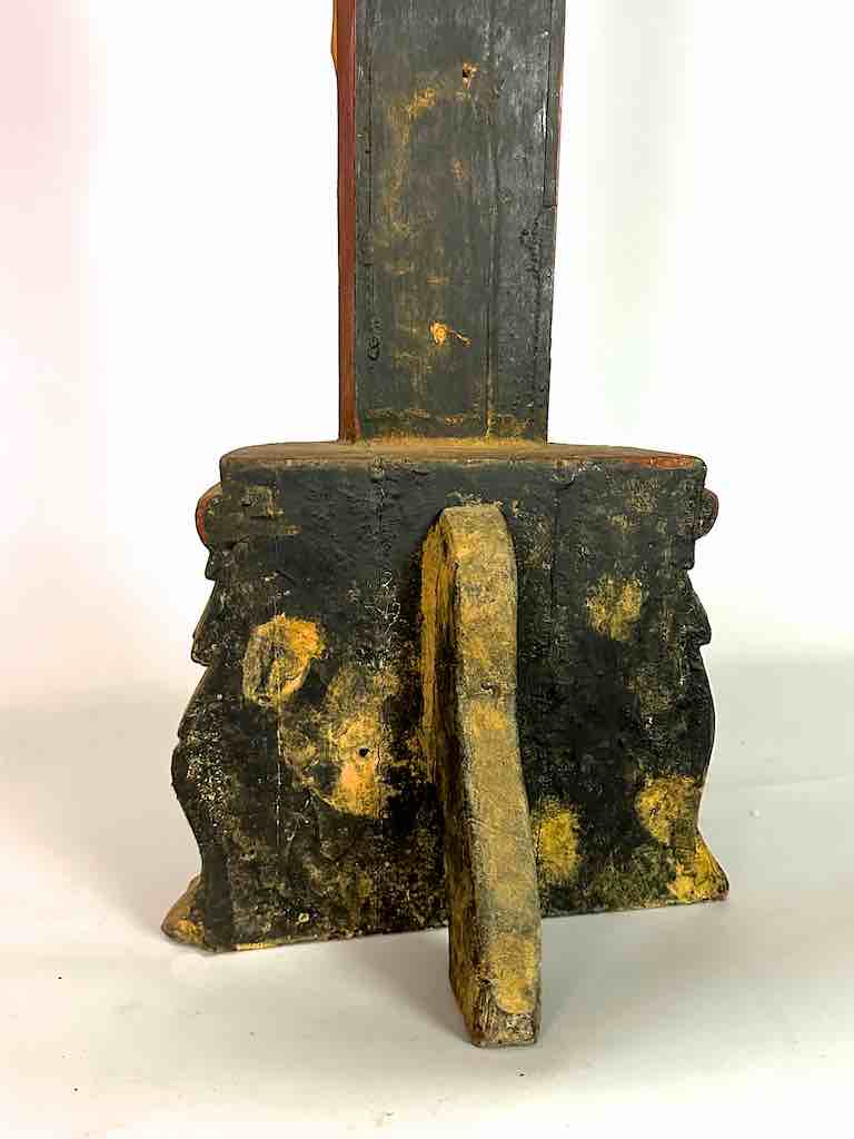 A very Large Antique French-Vietnamese Catholic Crucifix