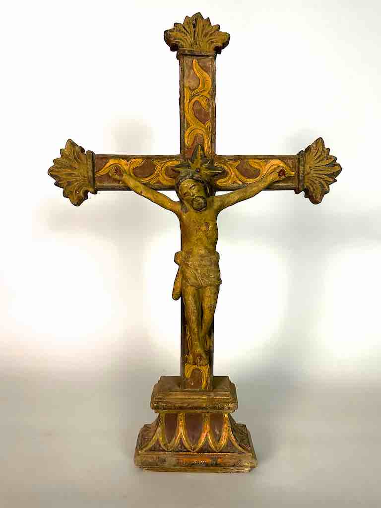 Antique French-Vietnamese Catholic Crucifix