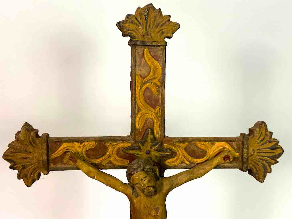 Antique French-Vietnamese Catholic Crucifix