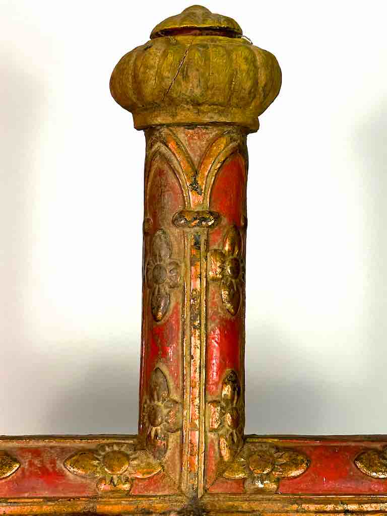 A very Large Antique French-Vietnamese Catholic Crucifix