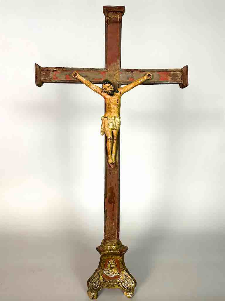 Antique French-Vietnamese Catholic Crucifix