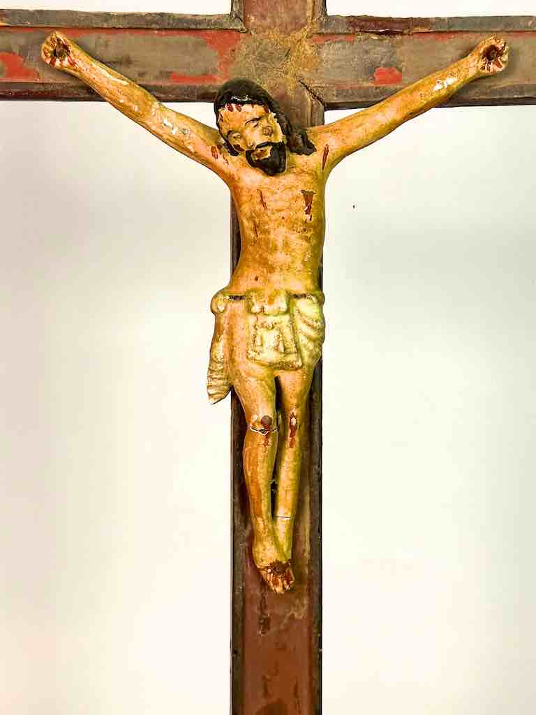Antique French-Vietnamese Catholic Crucifix