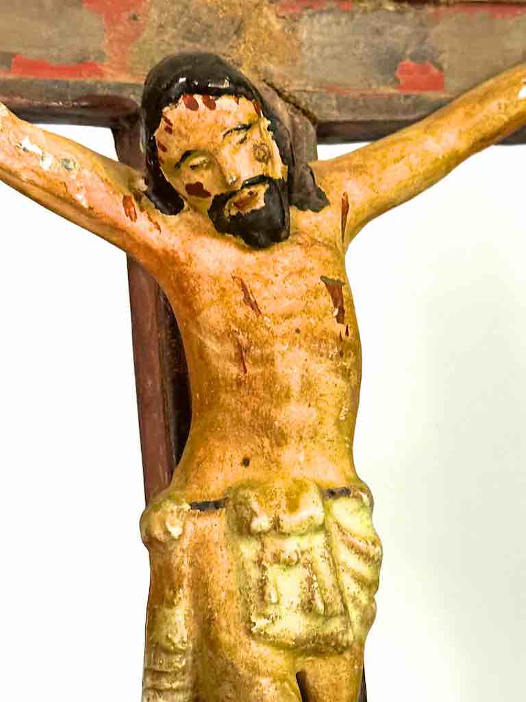Antique French-Vietnamese Catholic Crucifix