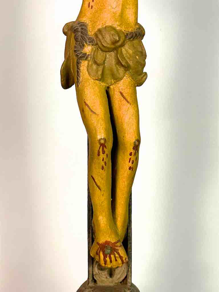 A very Large Antique French-Vietnamese Catholic Crucifix
