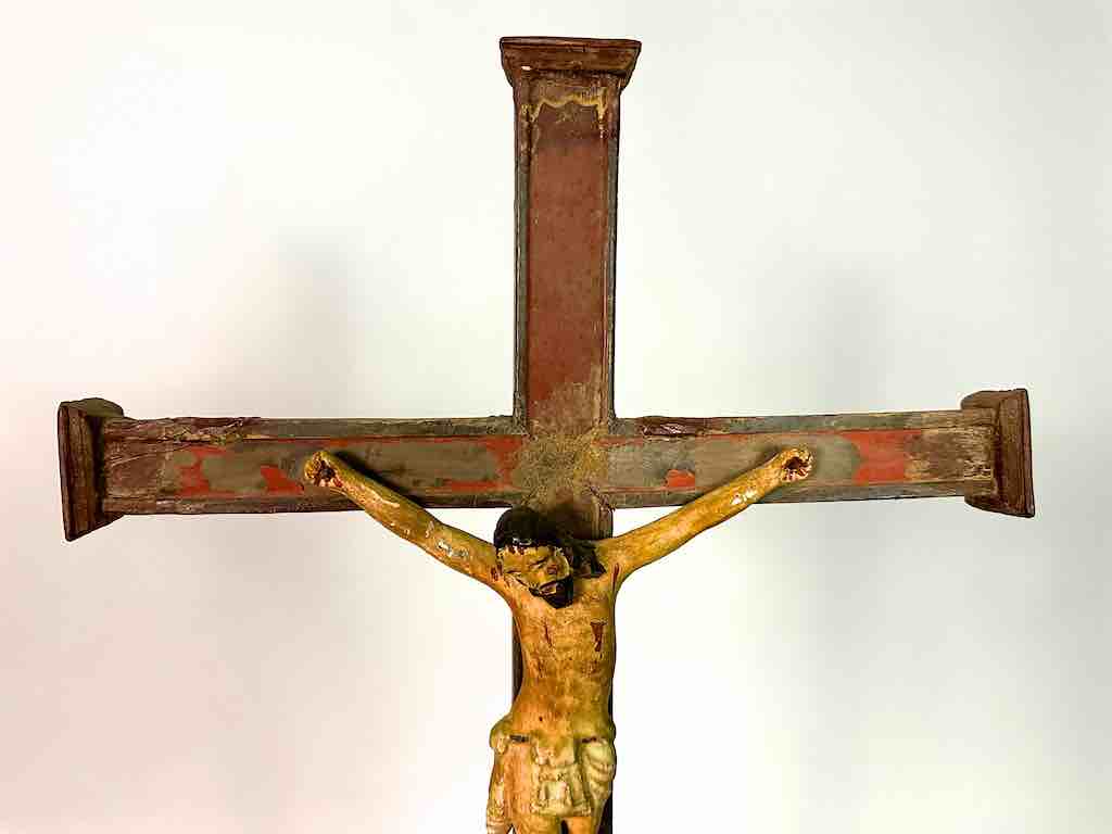 Antique French-Vietnamese Catholic Crucifix
