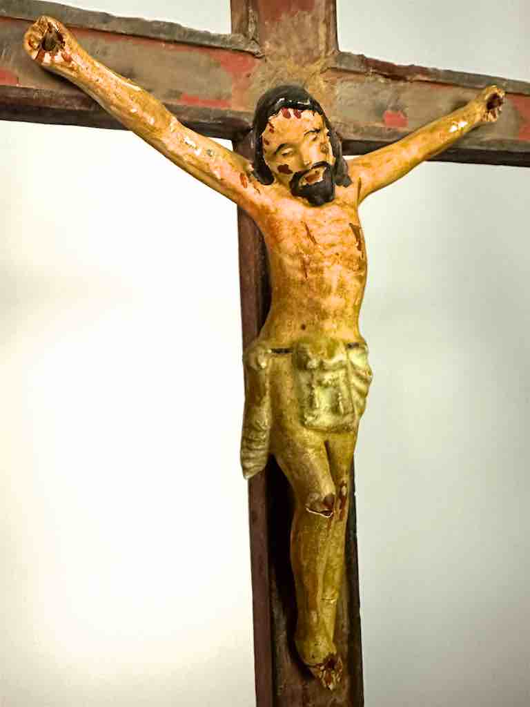 Antique French-Vietnamese Catholic Crucifix