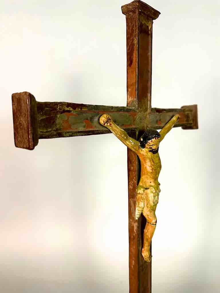 Antique French-Vietnamese Catholic Crucifix