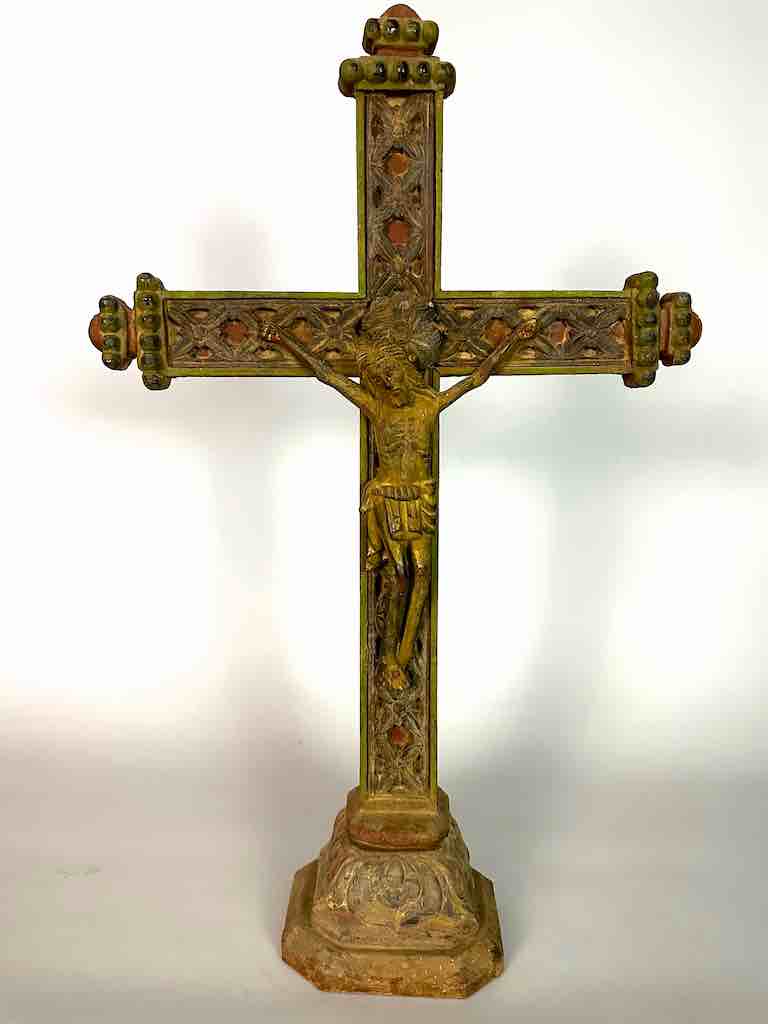 Antique French-Vietnamese Catholic Crucifix