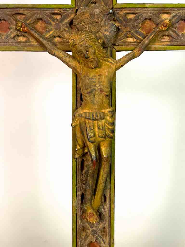 Antique French-Vietnamese Catholic Crucifix