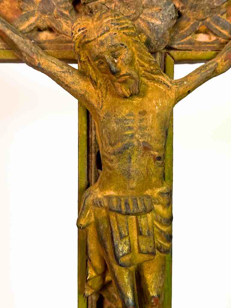 Antique French-Vietnamese Catholic Crucifix