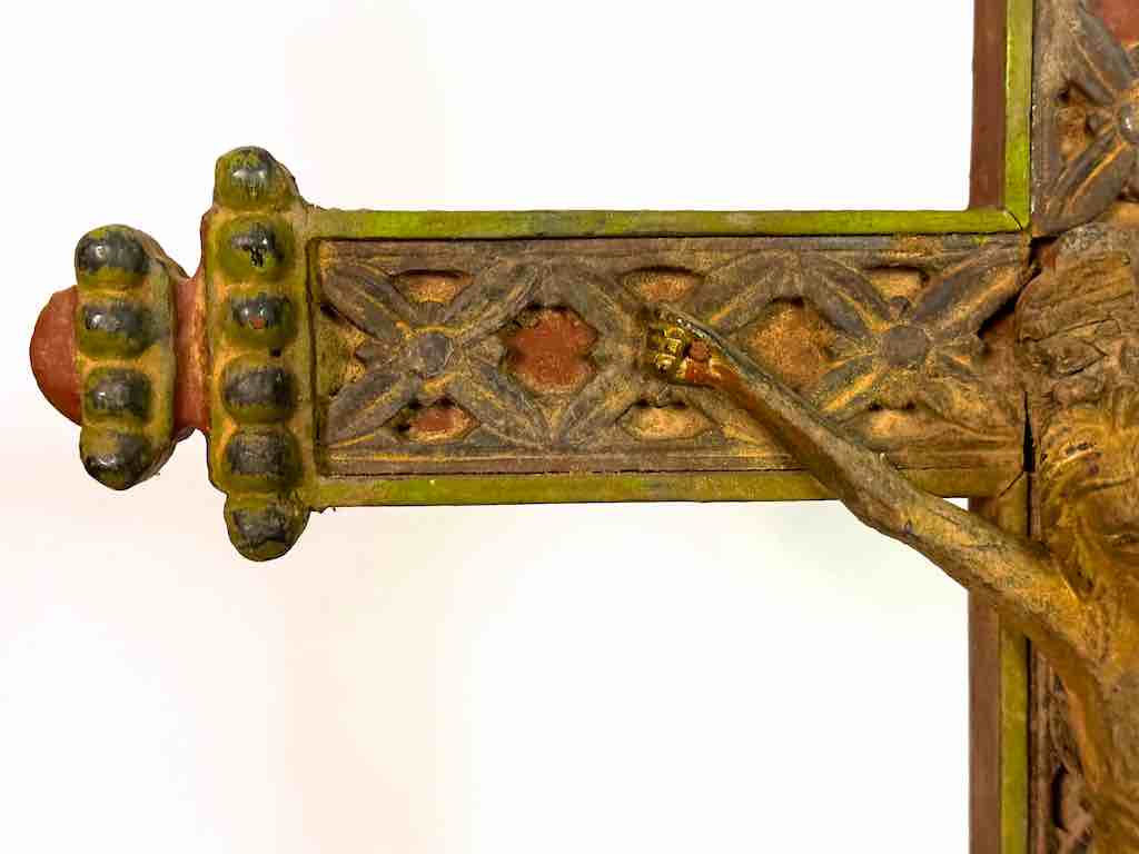 Antique French-Vietnamese Catholic Crucifix