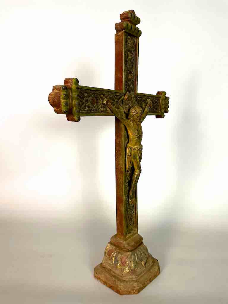 Antique French-Vietnamese Catholic Crucifix