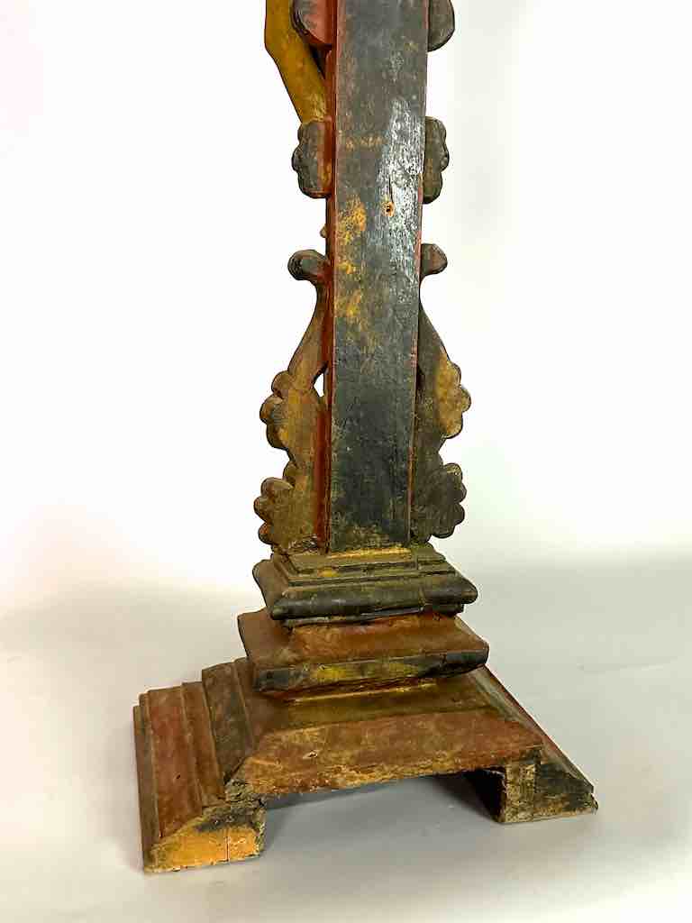 A very Large Antique French-Vietnamese Catholic Crucifix