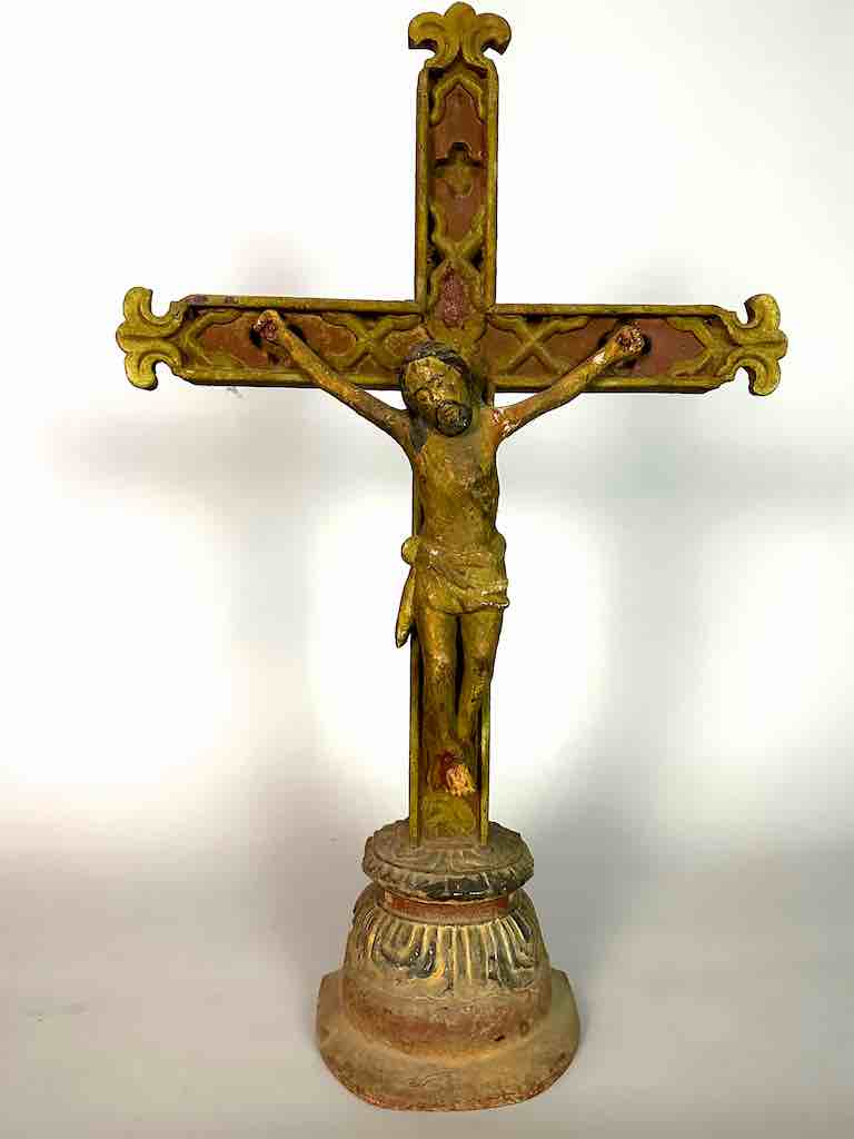 Antique French-Vietnamese Catholic Crucifix