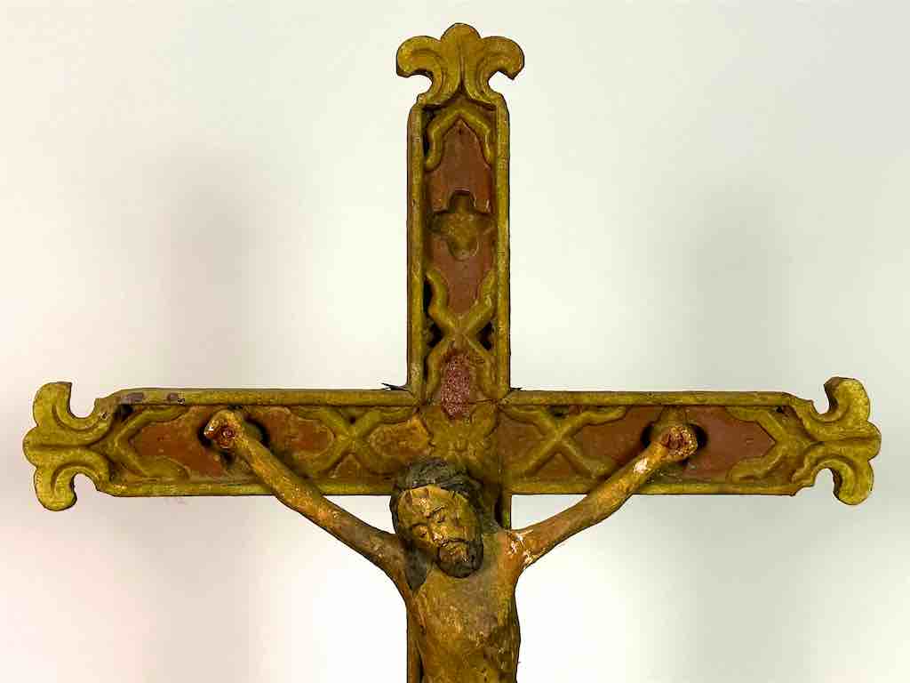 Antique French-Vietnamese Catholic Crucifix